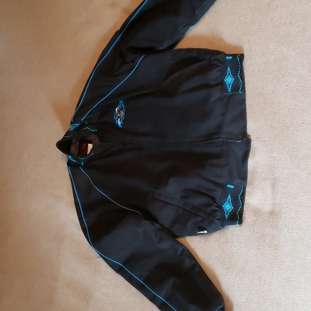Western Style Lined Jacket, Med, Black